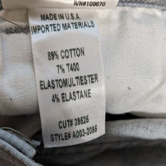 AGOLDE gray Sophie High Rise Skinny Fame style A003-2085 zip women's size 30 - Picture 9 of 11